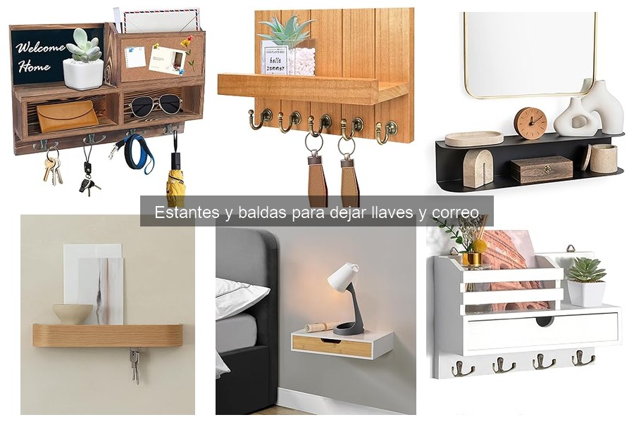 Ventajas de usar estantes y baldas para llaves y correo
