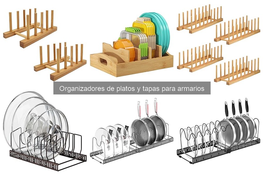 Ventajas de usar organizadores de platos y tapas en espacios pequeños
