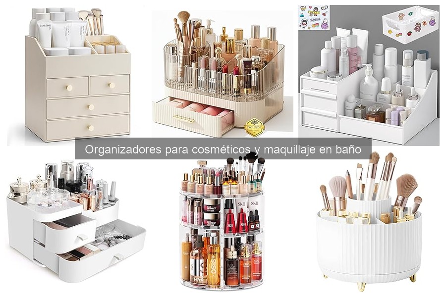Ventajas de usar organizadores para maquillaje en el baño