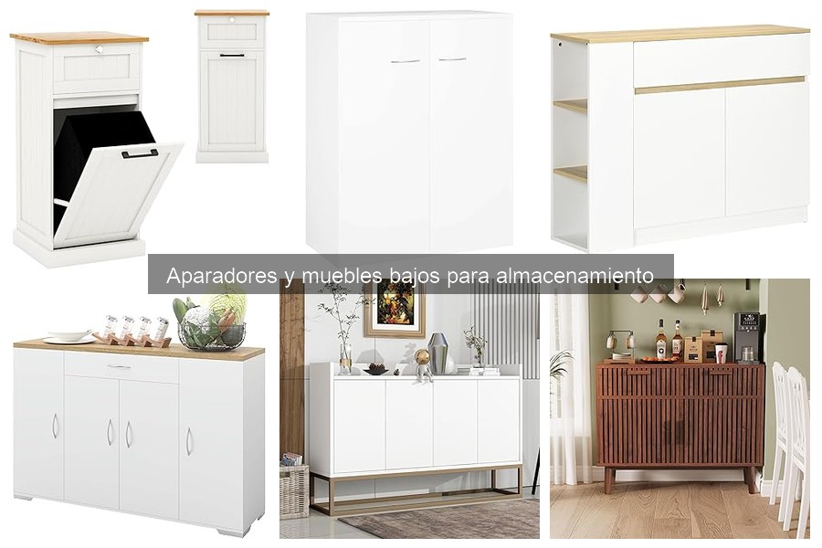 Ventajas y desventajas de aparadores en espacios pequeños