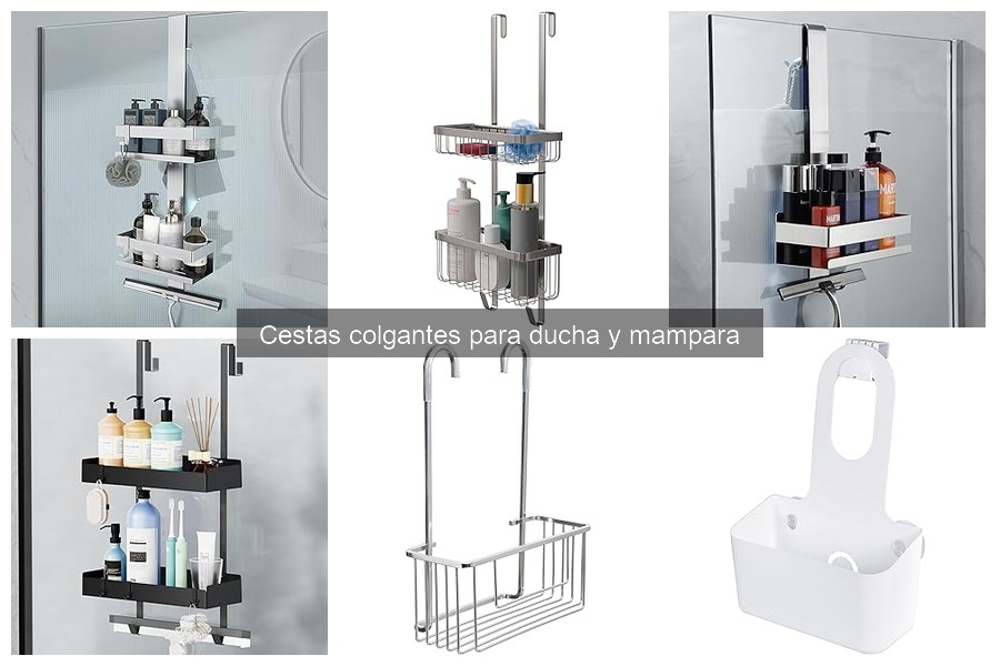 Ventajas y desventajas de las cestas colgantes para ducha