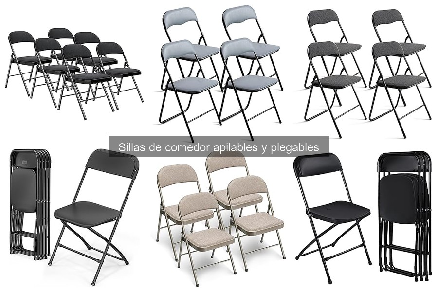 Ventajas y desventajas de las sillas de comedor apilables