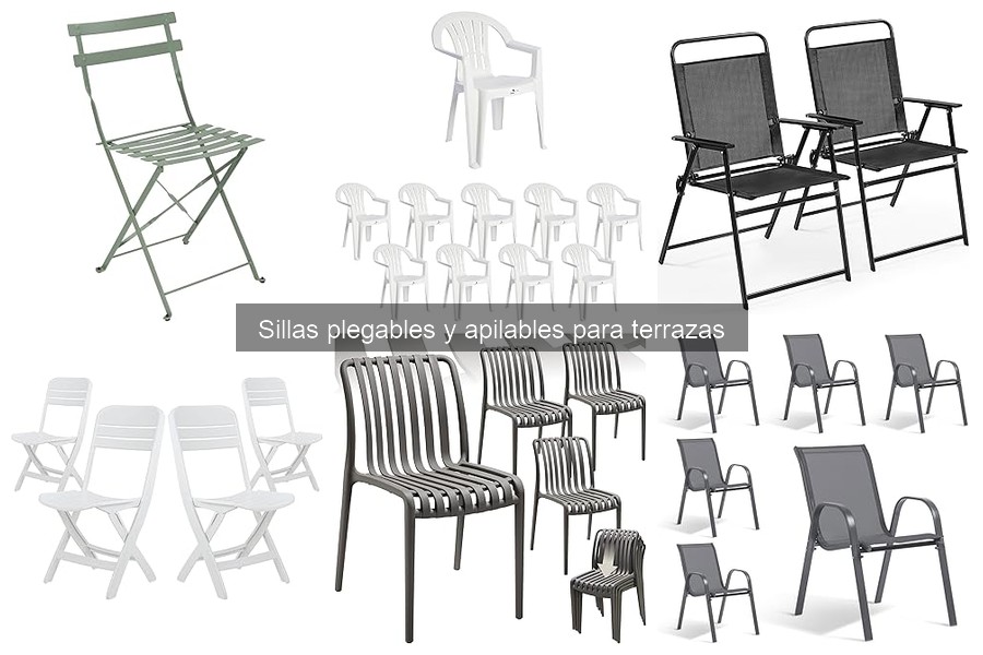 Ventajas y desventajas de sillas plegables y apilables